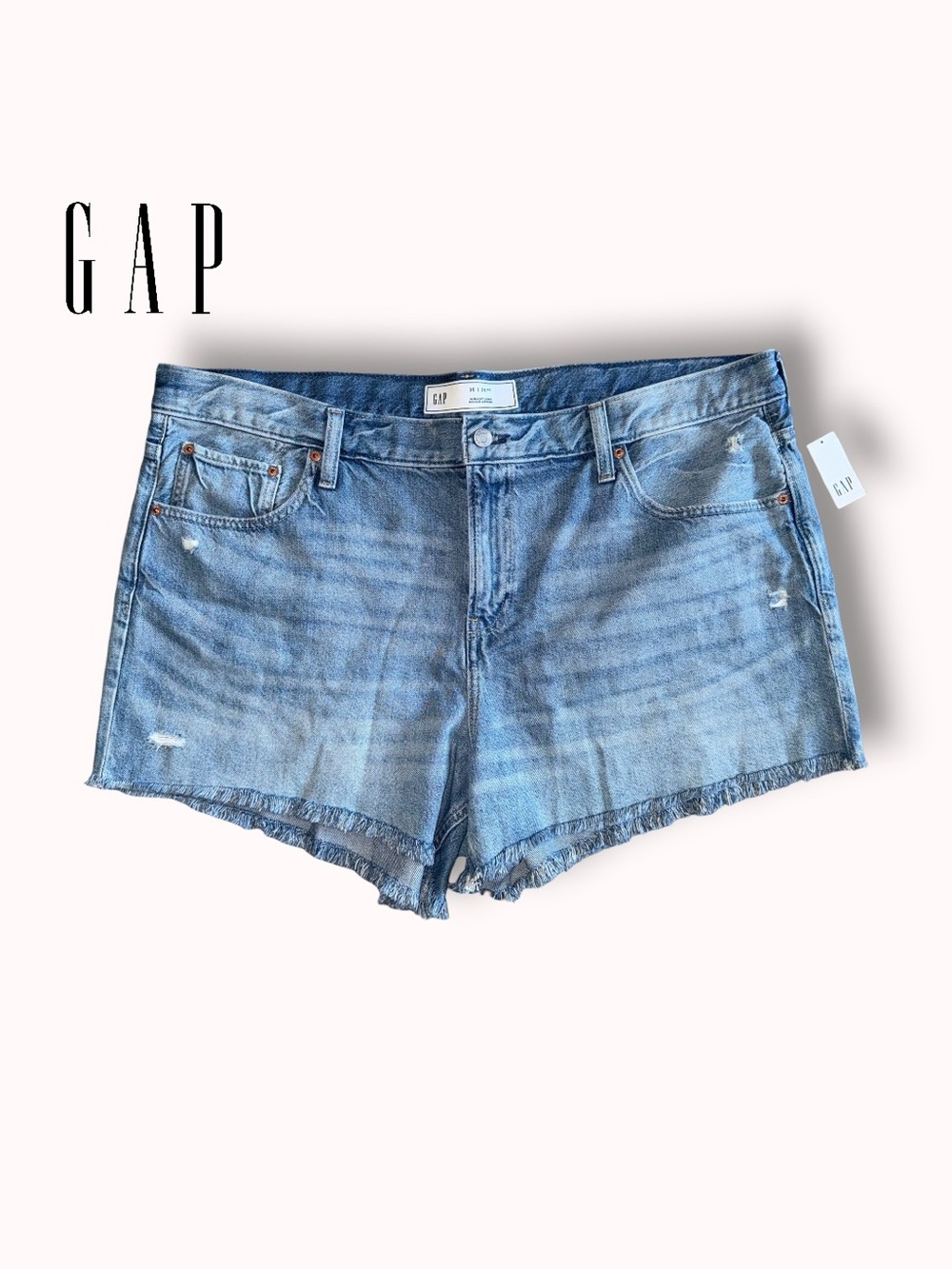 NWT Gap UltraSoft denim cutoff shorts